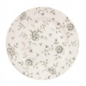 Churchill Rose Chintz Grey Bord 30,5 cm – Set van 6