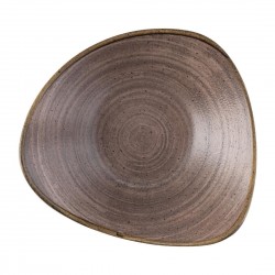 Churchill Stonecast Raw Lotus Brown Kom 229mm (12 stuks) - Hoog Geglazuurd Keramiek