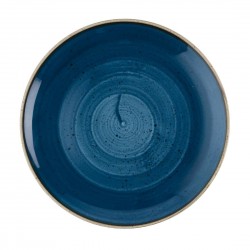 Churchill Stonecast Java Blue Evolve Coupe Bord 26cm - Set van 12