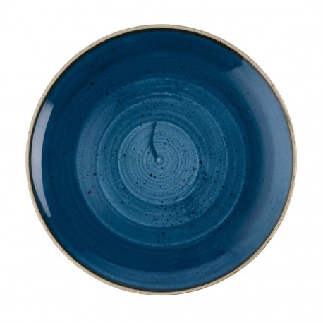 Churchill Stonecast Java Blue Evolve Coupe Bord 26cm - Set van 12