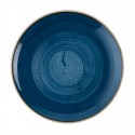 Churchill Stonecast Java Blue Evolve Coupe Bord 26cm - Set van 12