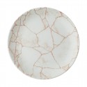 Churchill Studio Prints Kintsugi Evolve Coral Porseleinen Borden 220mm (12 stuks)