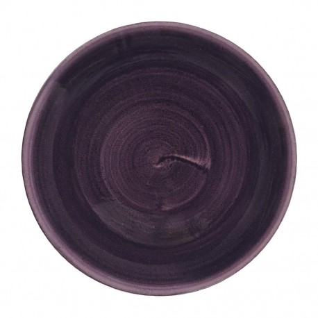 Churchill Stonecast Patina Deep Purple Coupe Bord 22 cm – Set van 12