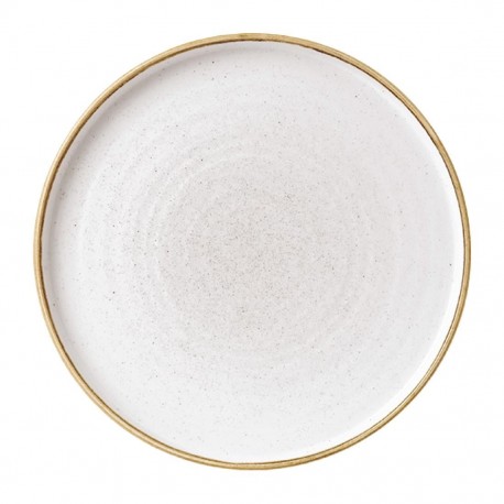 Churchill Stonecast Barley White Bord Met Opstaande Rand 22cm (6 stuks)