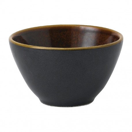 Churchill Nourish Black Onyx Two Tone Contour Schalen 240ml – Set van 12