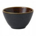 Churchill Nourish Black Onyx Two Tone Contour Schalen 240ml – Set van 12