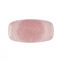 Churchill Raku Pink Quartz ovaal bord 29,8 x 15,3 cm – roze porselein (6 stuks)