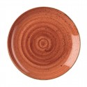 Churchill Stonecast Spiced Orange Evolve Coupe Bord 26cm (12 stuks)
