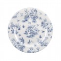 Churchill Toile Prague Bord 30,5cm – Set van 6 – Porselein Blauw