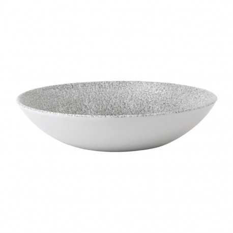 Churchill Raku Jasper Grey Evolve Coupe Kom 18,4cm - Porseleinen Kommen Grijs (12 stuks)