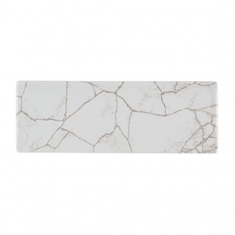 Churchill Studio Prints Kintsugi Agate Grey Ovaal Bord 25 x 9 cm - Set van 6