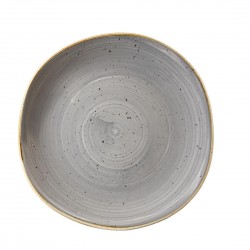 Churchill Stonecast ronde borden Peppercorn Grey 264mm – set van 12