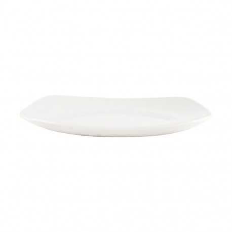 Churchill X Squared borden 21,5cm (12 stuks) - wit porselein voor de horeca