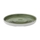 Churchill Stonecast Patina Burnished Green Bord met Opstaande Rand 22cm - Set van 6