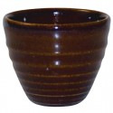 Churchill Cinnamon Ripple Dipper Pot 113ml - Bruin Porselein (12 stuks)