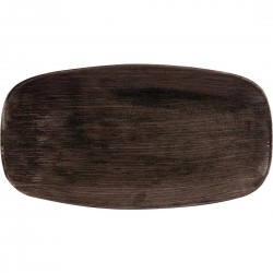 Churchill Stonecast Patina Schalen 355mm (6 stuks) – Zwart Porselein