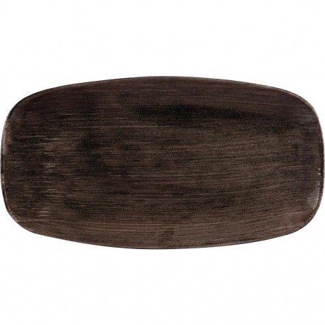 Churchill Stonecast Patina Schalen 355mm (6 stuks) – Zwart Porselein
