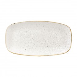 Churchill Stonecast Barley White Chefs Ovaal Bord 35,2 x 18,7cm (6 stuks)