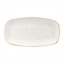 Churchill Stonecast Barley White Chefs Ovaal Bord 35,2 x 18,7cm (6 stuks)