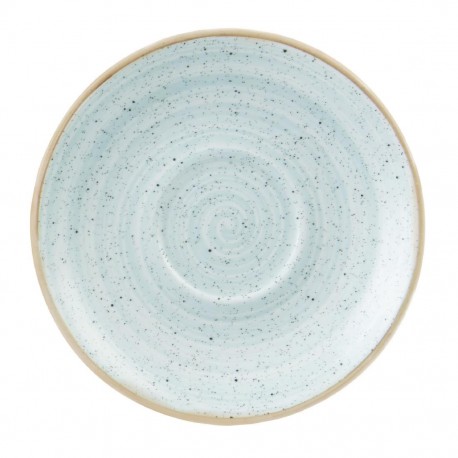 Churchill Stonecast Cappuccino Schotels Blauw 185mm - Set van 12