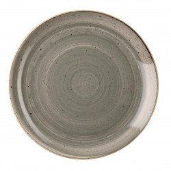 Churchill Stonecast Grey Evolve Coupe Bord – Set van 6 Stuks