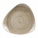 Churchill Stonecast Patina Antique Taupe Lotus Bord 30,5cm - Set van 6