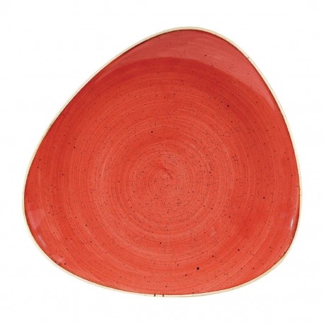 Churchill Stonecast Berry Red Lotus Bord 25,4cm (12 stuks) – Rood Porselein