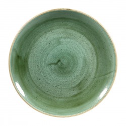 Churchill Stonecast Samphire Green Evolve Coupe Bord 26cm - Set van 12 stuks