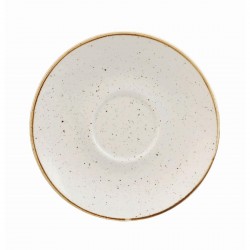 Churchill Stonecast Barley White Cappuccino Schotel 15,6 cm – Set van 12