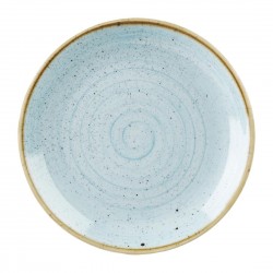 Churchill Stonecast Duck Egg Evolve Coupe Bord 27cm (12 stuks) – Blauw Keramiek