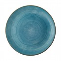 Churchill Stonecast Raw Evolve Teal Borden 285mm – Porselein Blauw (Set van 12)