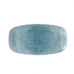 Churchill Raku Topaz Blue Chefs Ovaal Bord 35,2 x 18,7cm (6 stuks)
