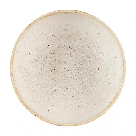 Churchill Stonecast Nutmeg Cream Evolve Coupe Kom 18,4 cm - Set van 12