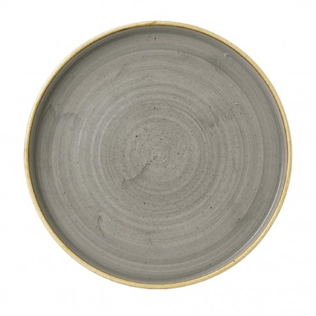 Churchill Stonecast Grey Bord Met Opstaande Rand 25,9cm (6 stuks)