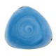 Churchill Stonecast Cornflower Blue driehoekig bord 31,1 cm (set van 6 stuks)