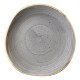 Churchill Stonecast ronde borden Peppercorn Grey 186mm (12 stuks)