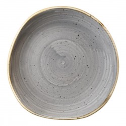 Churchill Stonecast ronde borden Peppercorn Grey 186mm (12 stuks)