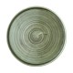 Churchill Stonecast Patina Burnished Green Bord met Opstaande Rand 25,9cm - Set van 6