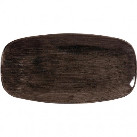 Churchill Stonecast Patina Black Borden 298mm - Porselein Zwart (12 stuks)
