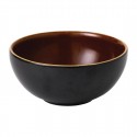 Churchill Nourish Tokyo Black Porseleinen Schalen 155mm - Set van 6