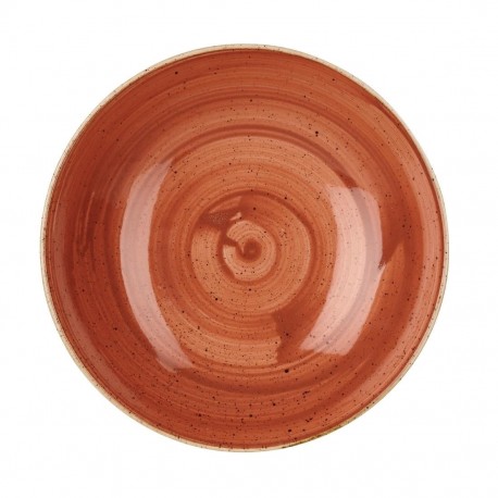 Churchill Stonecast Spiced Orange Evolve Coupe Kom 24,8 cm – set van 12 stuks