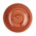 Churchill Stonecast Spiced Orange Evolve Coupe Kom 24,8 cm – set van 12 stuks