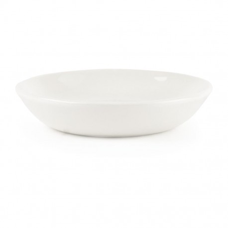 Churchill Whiteware boterschaaltjes 10 cm – set van 24 stuks, wit porselein