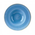 Churchill Stonecast Cornflower Blue Kom Met Brede Rand Medium 23,88cm (12 stuks)