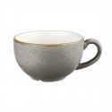Churchill Stonecast Grey cappuccinokopje 34 cl - set van 12 stuks