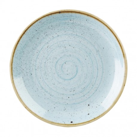 Churchill Stonecast Duck Egg Evolve Coupe Bord – Set van 6 (32,4 cm)
