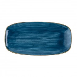Churchill Stonecast Java Blue Ovaal Bord 29,8 x 15,2 cm - Set van 12