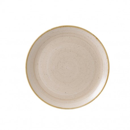 Churchill Stonecast Nutmeg Cream Coupe Bord 32,4cm - Set van 6