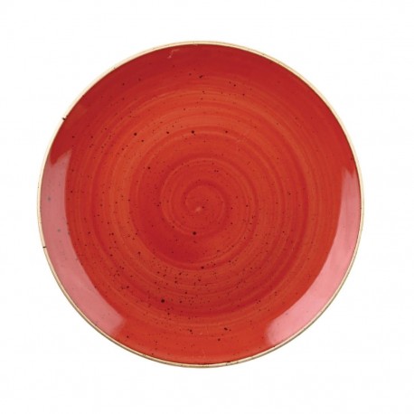 Churchill Stonecast Berry Red Evolve Coupe Kom 24,8cm - Set van 12