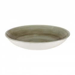 Churchill Stonecast Patina Burnished Green Evolve Coupe Kom 24,8cm - Porselein Groen (12 stuks)